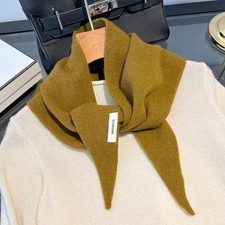 Wool Knitted Triangular Scarf
