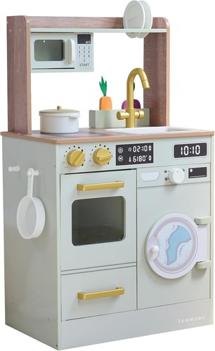 Wooden kids play kitchen - wooden,