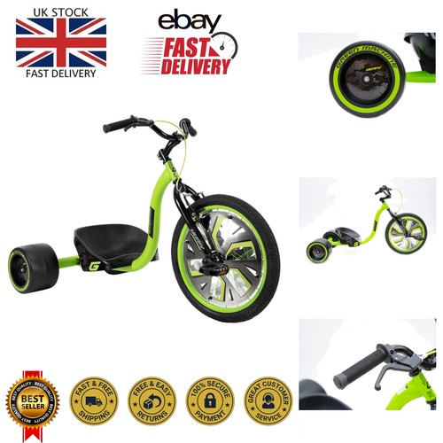 Green black huffy slider - &,